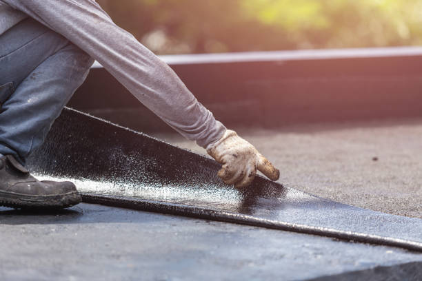 Professional Exterior Waterproofing technician working in Culver, OR
